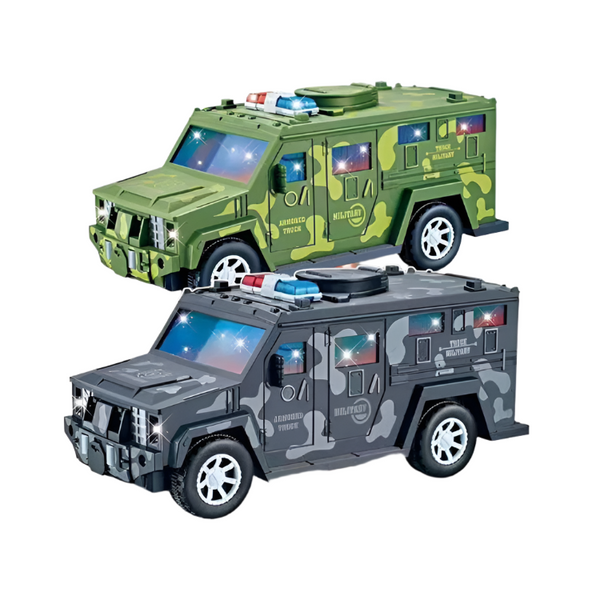 Pusculita electronica tip masina militara blindata