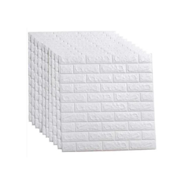 Set 10 x Tapet 3D Autoadeziv impermeabil, 70cm x 77cm, grosime 5mm