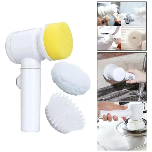 1+1 CADOU Perie Electrica Magic Brush, Pentru Curatare Casnica Universala