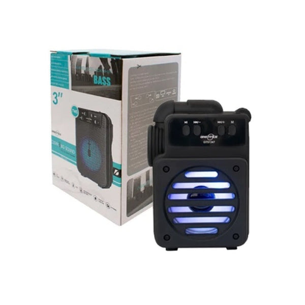 SET 2x Boxa portabila cu lumina Led si functie de Radio Fm